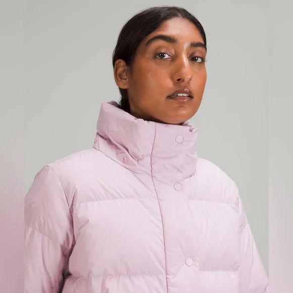 Lululemon Wunder Puff Cropped Jacket Pink Peony - Picture 8 of 8